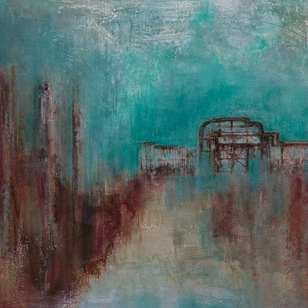 West Pier 30 x 30 cm £250.00